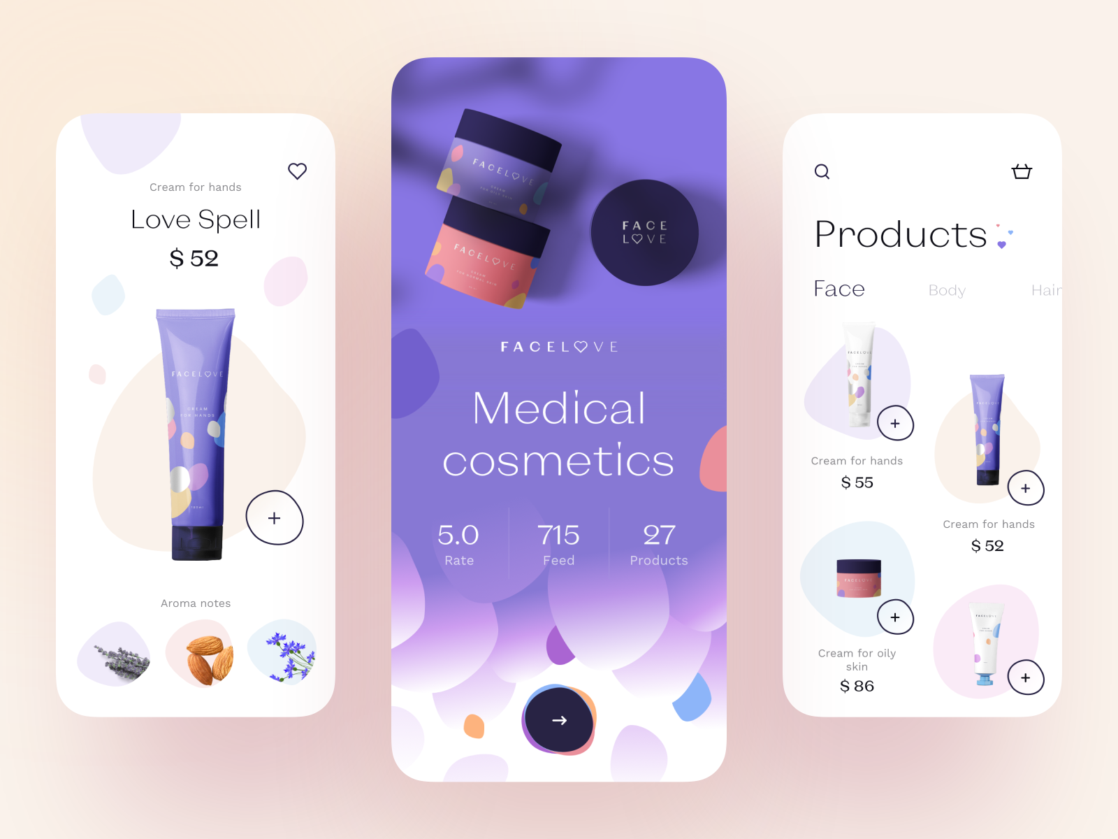 Medical Cosmetic - App Design
