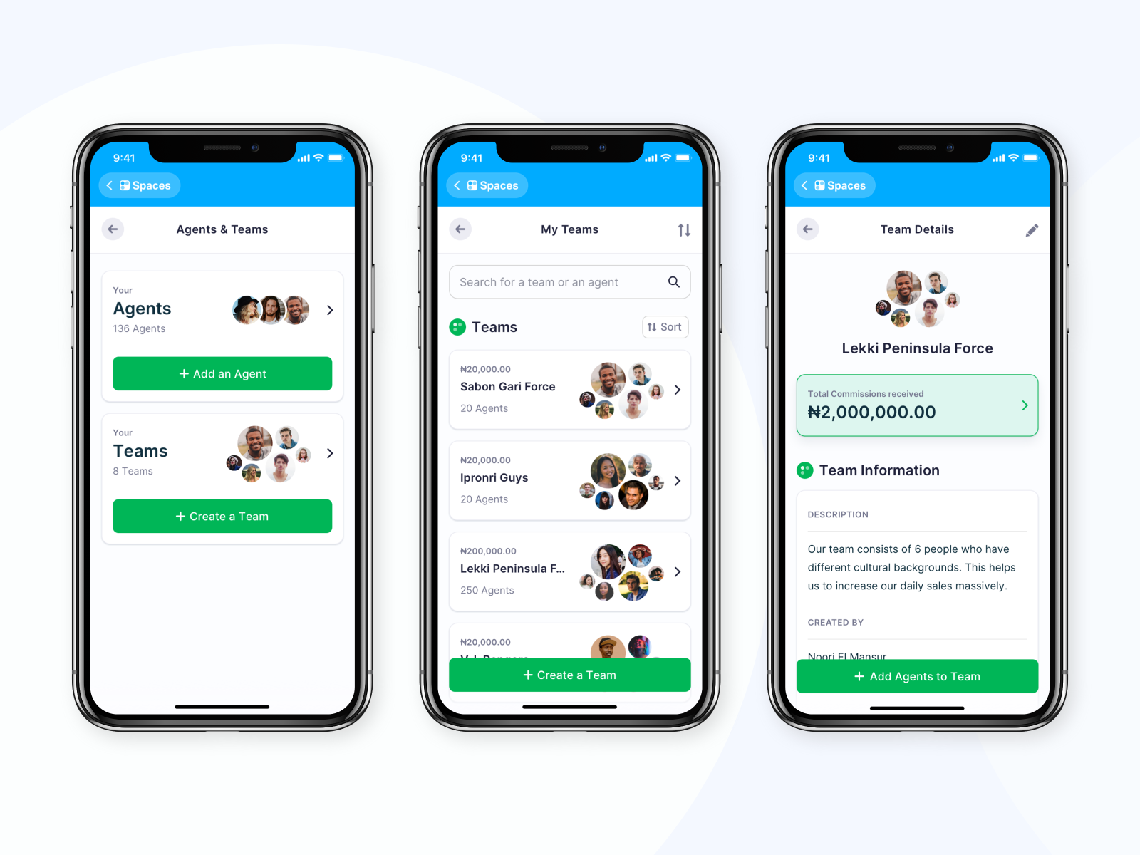 In-App-Application: Agents and Teams 🤝