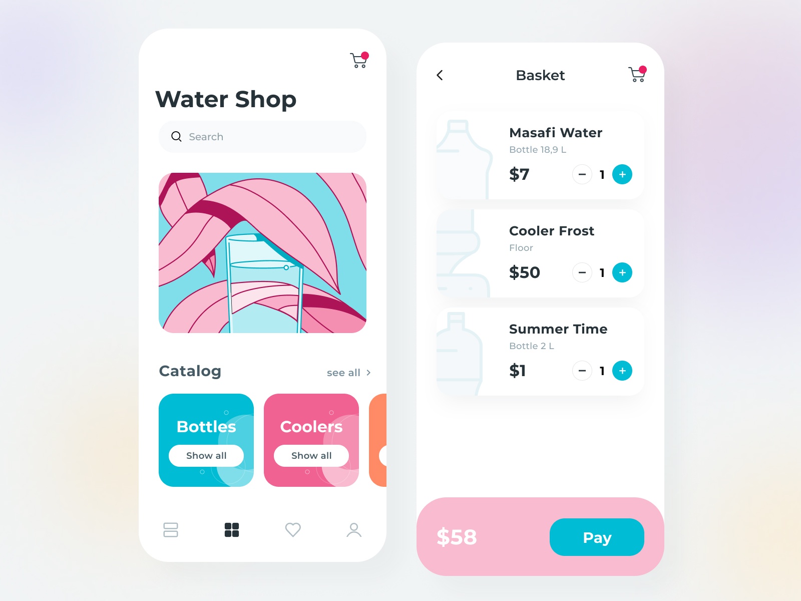 Water Shop – Mobile App
