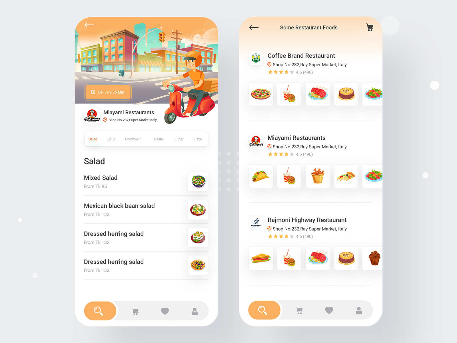 Food Order Recipe App