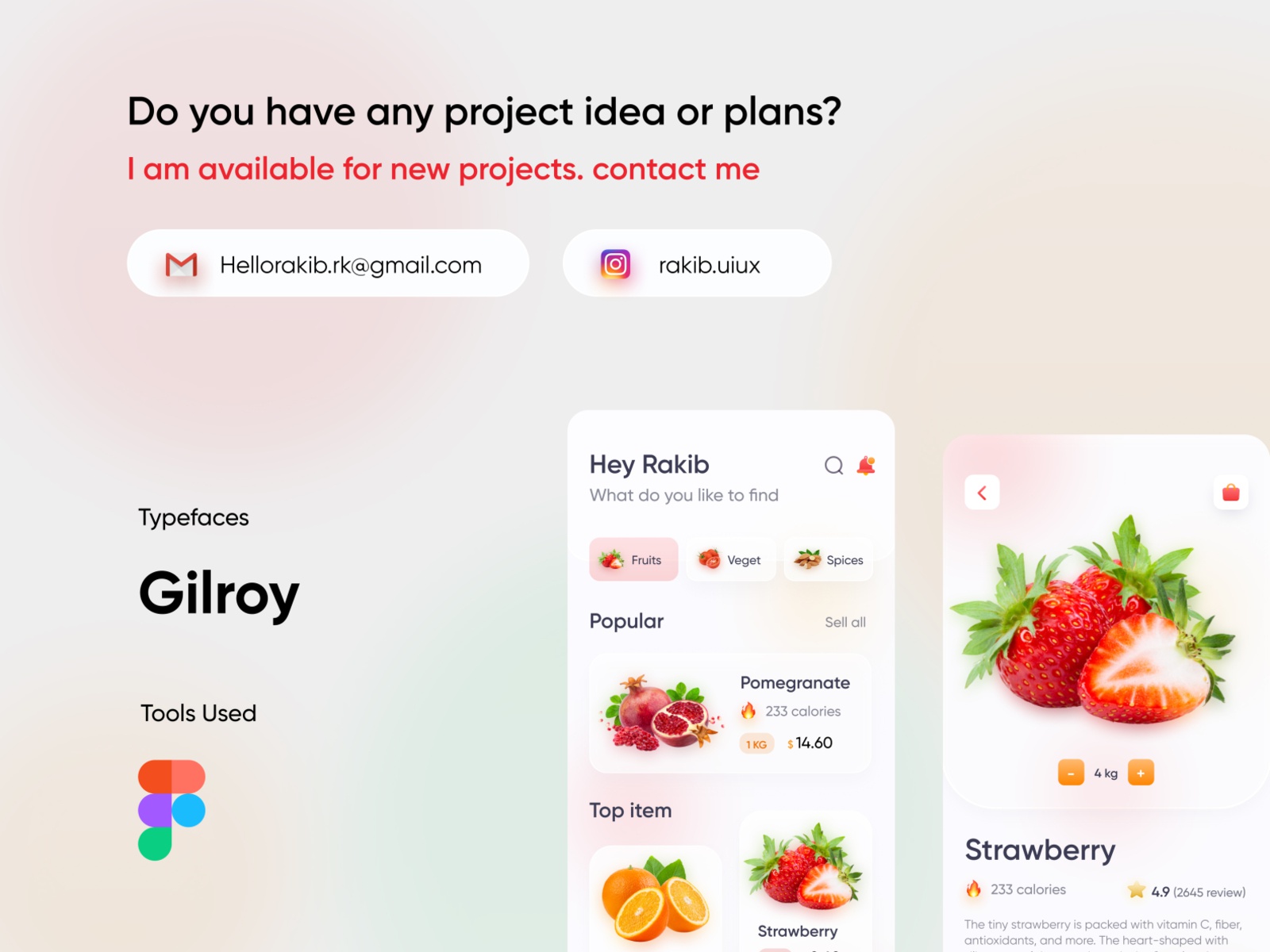 Grocery Delivery App Design (Full)