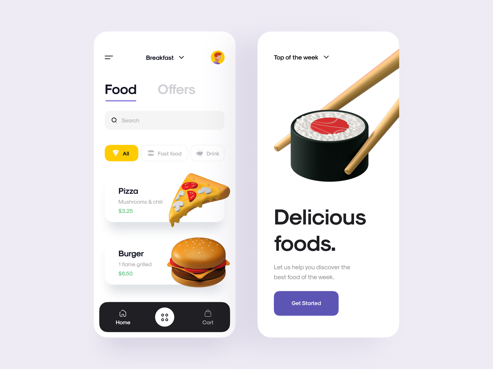 Food App 🍔🍱🍖🍻
