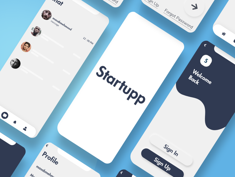 Digital startup platform app