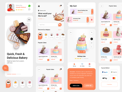 Bakery App Design