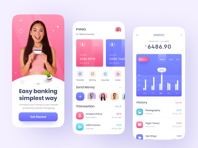 Fiino - Finance App Design