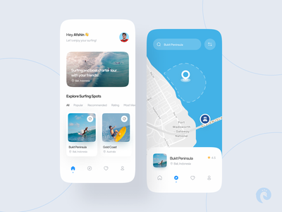 Surfing app concept