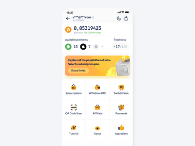 CryptoTab Farm Redesign