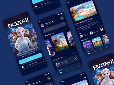 Movie Streaming App UI Design