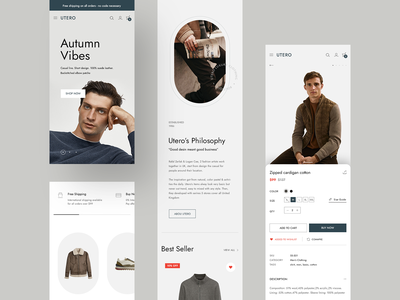 Utero Shopify Store - Mobile Responsive Version