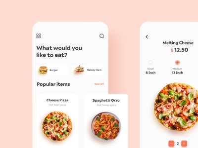 Food Delivery App Design